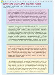 Para ello, esta tensión narrativa se consigue a base trabajar el ritmo y controlar la cantidad de información que se transmite al lector según avance el texto. Elabora Un Mapa De Ideas Como El Ejemplo Para Describir Las Caracteristicas Del Relato Del Terror Con Brainly Lat
