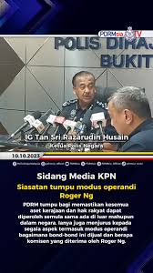 Siasatan Polis Diraja Malaysia terhadap bekas pegawai bank Goldman Sachs,  Ng Chong Hwa atau Roger Ng akan lebih tertumpu kepada modus operandi  penjualan nota sekuriti dan bon miliknya yang dipercayai ...