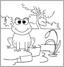 Print this big mouth frog printable coloring page for a cheap and easy activity for kids! 13 Frog Coloring Pages For Animal Themed Preschool Lesson Plans Mitraland
