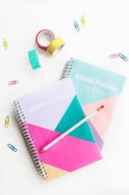 Blue and white minimalist notebook book cover. Get Your Wedding Notebook Planner With Geometric Free Printable Like A Boss Covers Bespoke Bride Wedding Blog