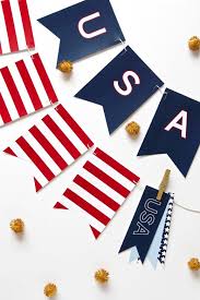 Printable Usa Banner For July 4th Free Pdf Download Paging Supermom 4th Of July Decorations 4th Of July Party 4th Of July Celebration