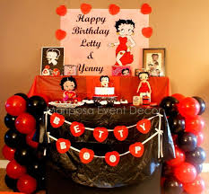 Betty Boop Birthday Party Ideas Photo 1 Of 8 Betty Boop Birthday Betty Boop Birthday Party