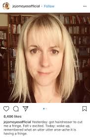 Loving the new haircut...until it's not so new anymore!  https://www.instagram.com/p/BkAAZfLnV1J/?taken-by=jojomoyesofficial