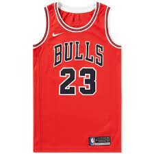 Originally set to release on may 31st, nike has just announced that the authentic version of the jordan icon edition. Nike Michael Jordan Chicago Bulls Swingman Jersey University Red End