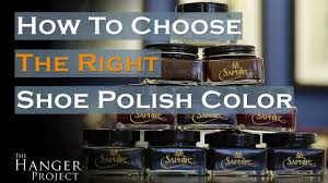 how to choose the right color shoe polish kirby allison