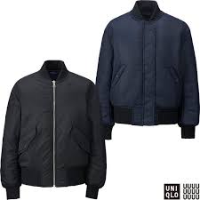 Uniqlo U Reversible Ma 1 Bomber Jacket 50 Liked On Polyvore Featuring Outerwear Jackets Black Uniqlo Milit Uniqlo Jackets Retro Jacket Outerwear Women