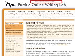 After consulting with publication specialists at the apa, owl staff learned that the apa 6th edition, first. Purdue Owl Apa Thesis Citation
