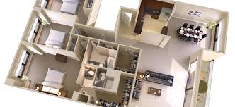 Bedroom apartment floor plans is a collection of floor plans of over 5,000 different apartments for rent in the united states. Three Bedroom Two Bath Apartments In Bethesda Md Topaz House Apts