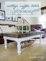Cottage & country coffee tables. Diy Cottage Coffee Table