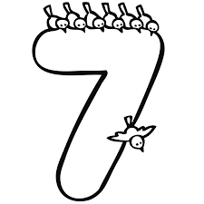 Numero 6 Para Colorear