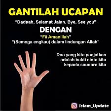 Ucapkan Fii Amanillah Bukan Goodbye See U Sampai Jumpa Dada Selamat Jalan Dll Bismillah Jika Ada Anggo Kutipan Agama Kata Kata Indah Kata Kata Alkitab