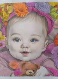 The world is good if it's good to be a child in it. Happy Children's Day❤️  Book: Baby Beauties by Patricia Mary O Brien I used FC Goldfaber and  Brutfuner 🖍️🖍️