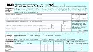 Form 1040 is the main tax form used to file a u.s. Form 1040 Goes Bigger For 2020 Return Filings Don T Mess With Taxes