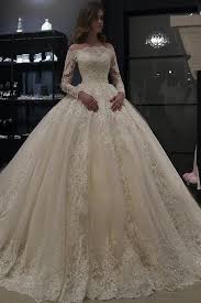 Wedding Guest Attire Wedding Venues Near Me Barn Modestlaceweddingdressescheap Ball Gowns Wedding Long Sleeve Wedding Dress Lace Off Shoulder Wedding Dress