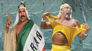 The iron sheik rematched backlund indecisively at house shows and primarily defended the title against chief jay strongbow, as well as pat patterson and salvatore bellomo. The Iron Sheik Hulk Hogan History