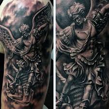 Rodeame arcángel miguel para que nada ni nadie pueda atentar contra mi. Top 73 St Michael Tattoo Ideas 2021 Inspiration Guide