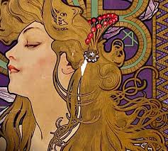 I'm fond of Art Nouveau since I was a teen-ager .. Always wandering around  at flea-markets when ever I could 🥰🦋💕 .. And with the years passing by I  have collected some