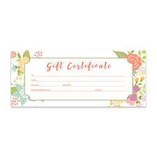 Printable blank gift card template. Floral Gift Certificate Download Flowers Premade Gift Certificate Template Printable Blank Gift Certificate Garden Gift For Her Printable Gift Certificate Gift Certificate Template Blank Gift Certificate