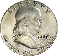1958 D Ben Franklin Half Dollar Value Cointrackers