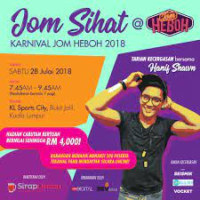 Tiada dekoder njoi prepaid lagi dirumah? Jom Sihat Weekend Ini Di Karnival Jom Heboh Boleh Menang Hadiah Rm4k