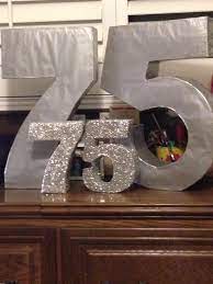75th birthday party decorations a large chalkboard with Pin By Cara Mowat Parks On Birthday Ideas 75th Birthday Parties 75th Birthday Decorations 75th Birthday