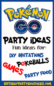 Check spelling or type a new query. Pokemon Go Birthday Party Ideas