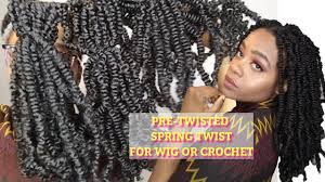 They look great on their own and they can be. Diy Pre Twisted Spring Twists Diy Make Your Own Crochet Braid Twist Youtube