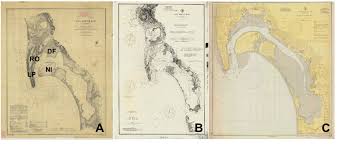 maps of san diego bay depths are in feet a nautical