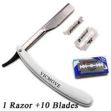 The pros and cons of hair removal methods for men removing unwanted body hair. 1set Men Straight Barber Edge Razors Folding Shaving Knife Hair Removal Tools With 10pcs Blades Knife Multi Tool Knife Saleknife Carabiner Aliexpress