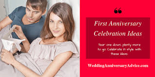 These traditional and modern gift ideas aim to please. First Anniversary Celebration Ideas You Will Remember Forever