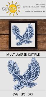Download 3d Layered Eagle Svg 5 Layers 605027 Cut Files Design Bundles