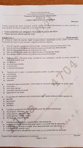 Subiecte Simulare Bacalaureat 2017 La Geografie Biologie și Alte Discipline Pentru Elevii Clasei A Xii A Proba La Alegere Foto Ziarul Unirea