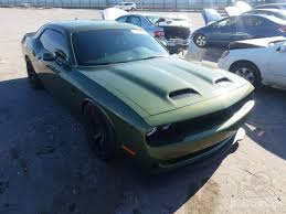 Edmunds also has dodge challenger srt hellcat redeye pricing, mpg, specs, pictures, safety features, consumer reviews and more. Dodge Challenger Srt Hellcat Redeye 2019 Green 6 2l 8 Vin 2c3cdzl9xkh638355 Free Car History