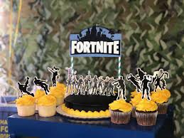 Fortnite Cake Cake Cupcake Picks Cake Toppers