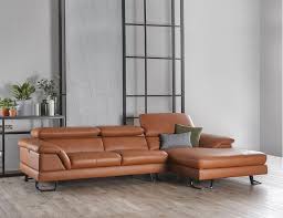 Great savings & free delivery / collection on many items. Korus L Shape Leather Sofa With Adjustable Headrest