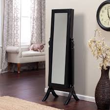 Heritage Jewelry Armoire Cheval Mirror High Gloss Black With Images Jewelry Armoire Cheval Mirror