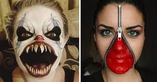 20 De Los Maquillajes Mas Terrorificos Que Parecen Sacados De Una Pelicula De Miedo