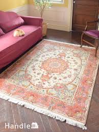 ペルシャ 絨毯 ピンク