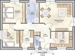 Kleiner bungalow 100 qm grundriss massiv bauen in hannover. Blohm Plan Blohm Gmbh