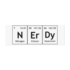 Nerd Periodic Table Words Spelling Wrapped Canvas Prints Periodic Table Words Periodic Table Words