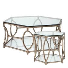 Constructed of stainless steel and glass, with a floating bottom shelf for clean and simple storage. Chic Combo Brooke Coffee End From Z Gallerie Furniture Decor Affordable Modern Furniture Home Decor