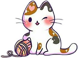 Kawaii Cute Cat Kitten Kitten Kittens Cats Catlove Kawaii Cute Kitten Clipart Png Download Full Size Clipart 4046675 Pinclipart