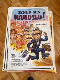 Şener şen türkan şoray röportajı 1990 ( stereoya çevrildi / ozzyfive ). Namuslu Sener Sen Adile Nasit Aysen Gruda Erdal Ozyagcilar Cizim Film Afisi Nadir Kitap