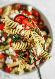 Greek pasta salad from the lemon bowl. Mediterranean Pasta Salad Cooking With Ayeh