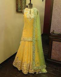 Georgette Sharara Suit Pakistani Bridal Dresses Online Sharara Designs Designer Party Wear Dresses