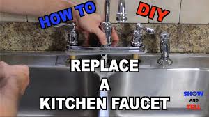 Today, i'm going to show you how you can save some money replacing your kitchen faucet in less than an hour. How To Replace A Kitchen Sink Faucet 20 Steps With Pictures Instructables