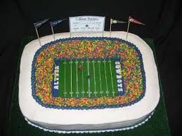 When do you serve a football field cake. Football Stadium Football Nfl Football Cake Football Stadiums Football Party