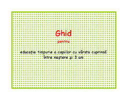 Pdf Ghid Pentru Educatia Timpurie Nastere 3 Ani Irina Stroe Academia Edu