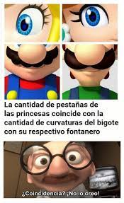 La Gran Coincidencia Entre Mario Luigi Y Las Princesas Book Memes Memes Funny Memes