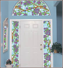 Save on stained glass window films. Biscayne Privacy Stained Glass Film Static Cling In 2019 Stained Glass Window Film Arched Window Treatments Window Film